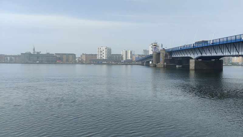 Limfjordsbroen mod Aalborg, 2022